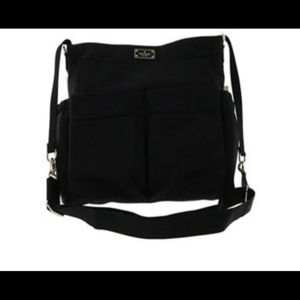 Black Kate Spade diaper bag- used maybe twice!
